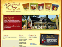 Tablet Screenshot of gingerbreadfarmhouse.com